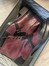 Alexander McQueen Borogue Strap Boots Light Use Sz.45