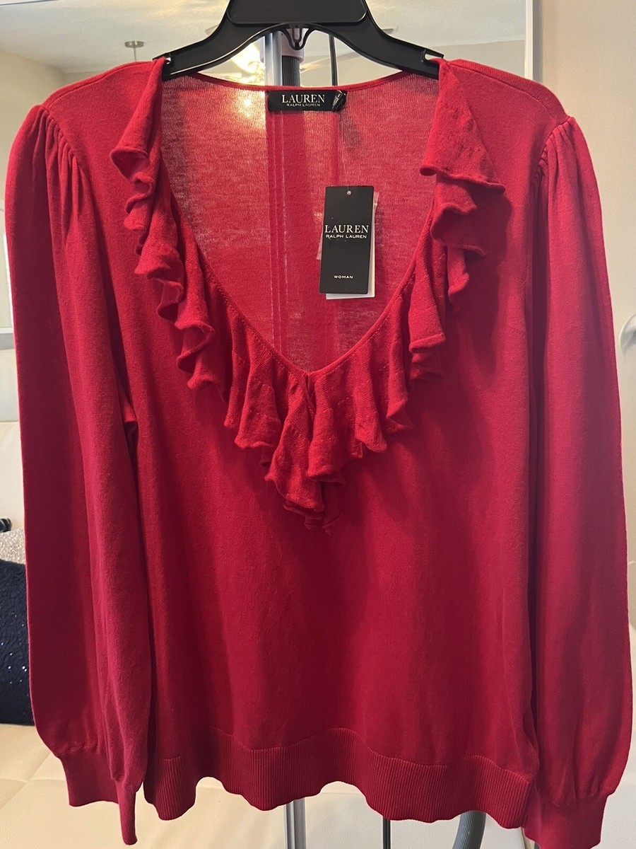 Mono Ralph Lauren Con Volantes - Rojo
