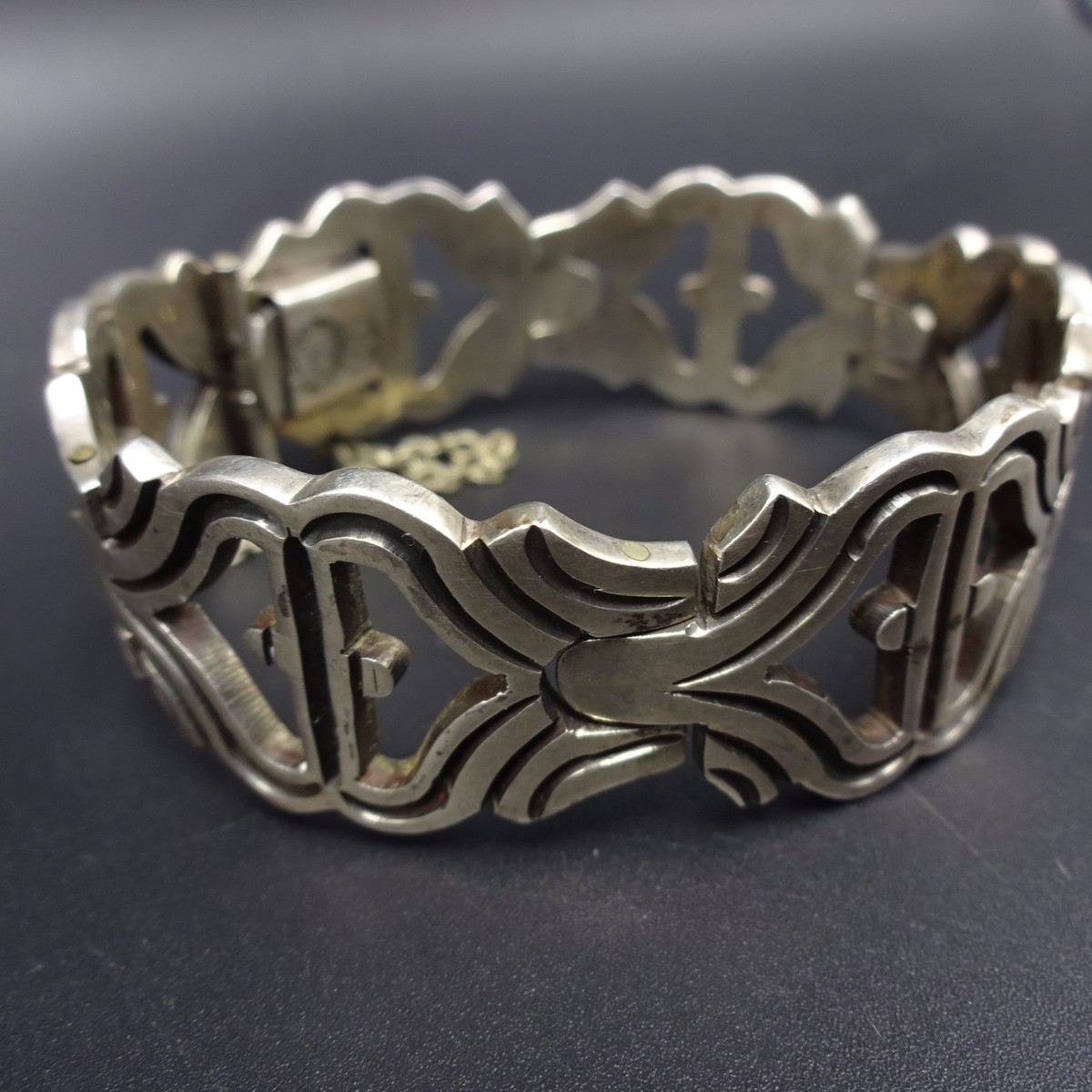 HEAVY GAUGE Vintage Mid-Century TAXCO Mexico Sterling Silver 925