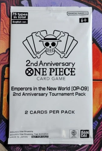 2ND ANNIVERSARY TOURNAMENT ONE PIECE CARD GAME ENGLISH Sealed Pack