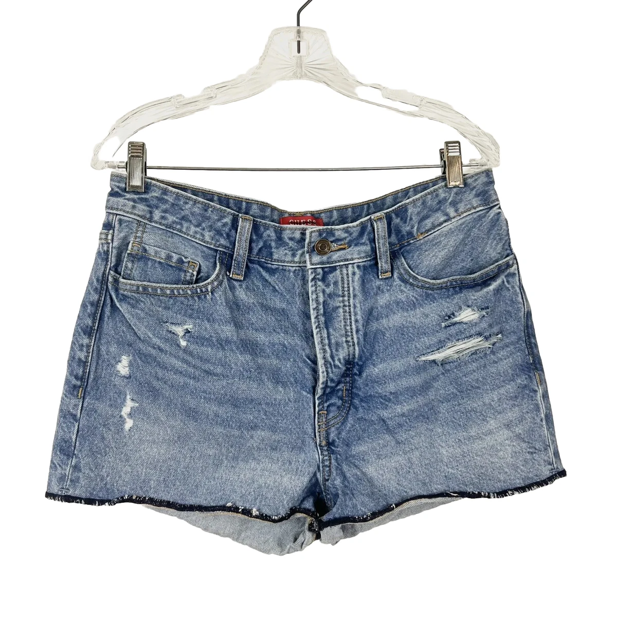 Guess jean cheap shorts womens