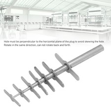 Cork Borer Rubber Stopper Borer Tool 3Pcs Easy To Use For School Laboratory