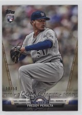 2018 Topps Update Salute Rookies Gold 19/50 Freddy Peralta #S-36 2n1