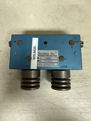 Telewave T-8660 806-960 MHz Dual Isolator 100 Watts