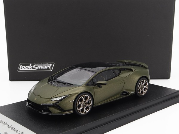Looksmart 1/43 Lamborghini Huracan Technik 2022 GrÜN Statisches Modell Diecast-image