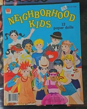 Paper Dolls Uncut Neighborhood Kids 1980
