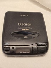 Walkman Sony D-33 Discman Personal CD Player - MEGA BASS - 16Bit Linear DAC Vtg
