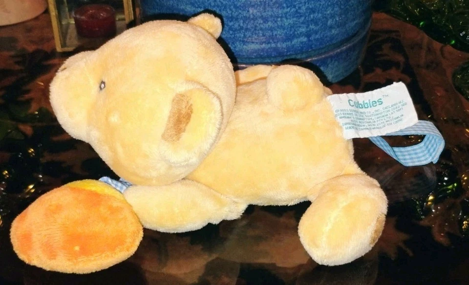 Плюшевый медвежонок Cubbles Russ музыкальная кроватка игрушка конфеты кукуруза имбирь (G - Изображение 3 из 4