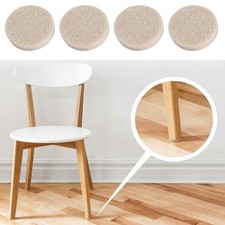   32PCS Furniture Felt Pads Round Floor Protector Chair/Table Leg Sticky Back