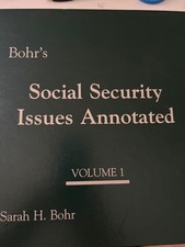 Sarah H. Bohr s Social Security Issues Annota...
