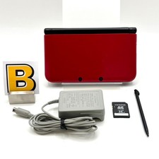 Nintendo 3DS XL LL region free Red x Black console