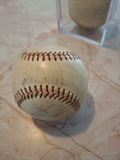 Stan Musial Autographed Spalding National League Ball With Warren Giles. 1955-65