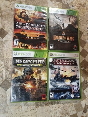BATTLESTATIONS MIDWAY HEAVY FIRE SHATTERED SPEAR AIR CONFLICTS VIETNAM Xbox 360 