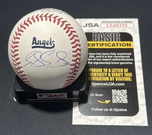 Jose Soriano Signed Angels City Connect Baseball Autographed Auto ~ JSA COA