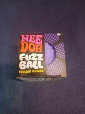 Schylling Needoh FuzzBall Flower Power PURPLE 100 AUTHENTIC New in Box Sealed