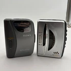 2- Sony Walkman WM-FX33 &FX195Cassette Tape Player Radio FM/AM For Parts Repair