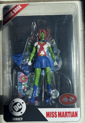 DC Direct Mcfarlane Miss Martian - Platinum Edition with Comic - Free Shipping