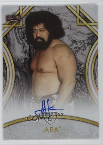 Afa #A-AF 2018 Topps Legends of WWE Autographs card
