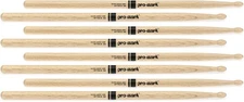 Promark Classic Attack Drumsticks - Shira Kashi Oak - 5B - Wood Tip - 4-pack