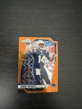 2024 Panini Prizm JACOBY BRISSETT New England Patriots #194 Orange Lazer Prizm