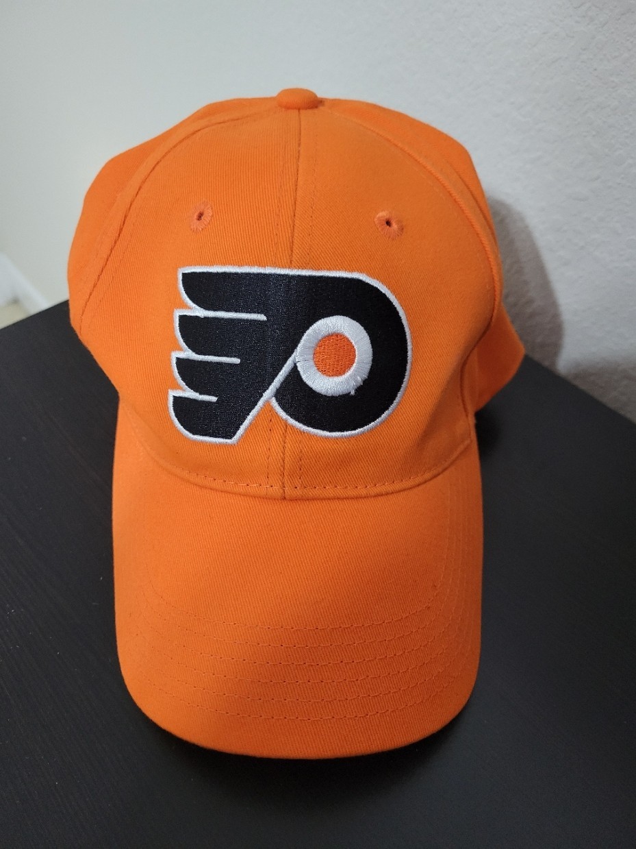 Flyers Hat NHL Hockey  Embroidered Logo Orange One Size-New- Officially Licensed