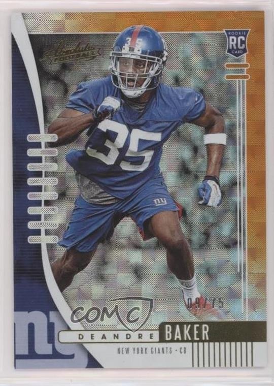 2019 Panini Absolute Orange Mosaic 9/75 Deandre Baker #175 Rookie RC 0nr3