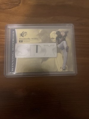 2008 Upper Deck Dontrelle Willis Patch SPX /15 With Pinstripe