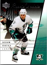 Adam Oates #2 2002-03 Upper Deck Rookie Update Anaheim Mighty Ducks