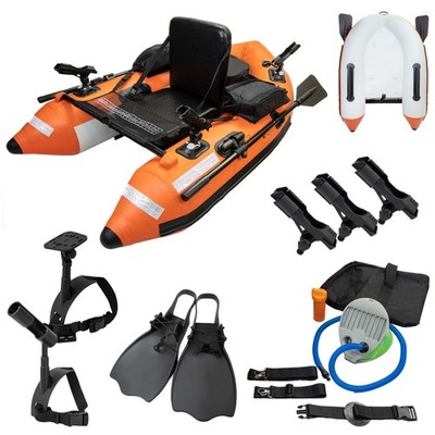 Rainer Korn SeaBelly Limited Edition Belly Boot Set mit Ruten Echolothalter
