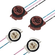 Eponcia 3156 3157 Turn Signal Socket Tail Light Bulb Socket Harness, Pre-Wired B