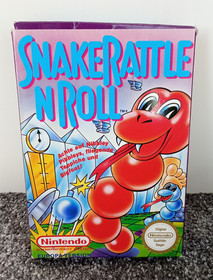 Nintendo NES &ndash; Snake Rattle &rsquo;n&rsquo; Roll &ndash; OVP + Anleitung &ndash; inkl. Tetris - sehr gut
