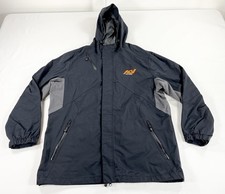 Port Authority Ranger Jacket Mens XL Black Waterproof Hooded Rain Coat ACV J310