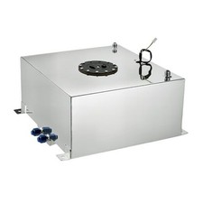 Fuel Cell Gas Tank Aluminum with Level Sender Street Drift 12 Gallon Silver