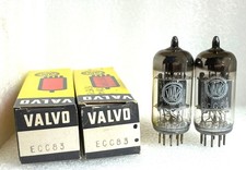 2 x  NOS Röhren  Mullard   ECC83  12AX7  matched pair UK tubes I63 B7K1/3