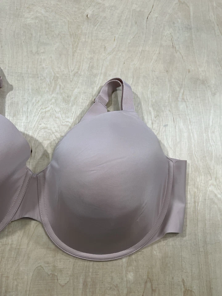 SOMA Vanishing 360 Perfect Coverage Lightly Lined Underwire Bra Size 44D Beige - Image 2 of 4