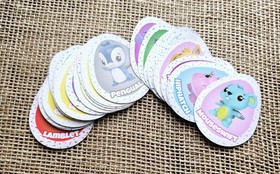 Lot Of 21 Hatchimals Colleggtibles , 25 Lg Egg Character Cards, 24 Small