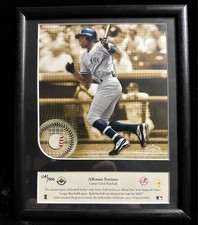 2001 Upper Deck Piece of the Action Alfonso Soriano Game Used Baseball Yankees