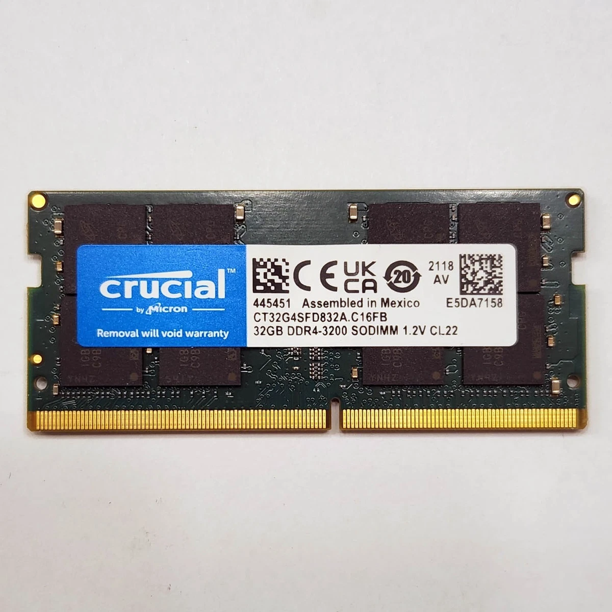 32GB SO-DIMM Computer DDR4 SDRAM for sale - eBay