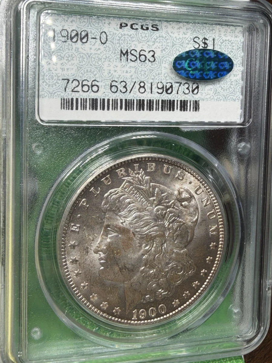 25+ MS 63 Graded 1900 Year Morgan US Dollars (1878-1921) for sale