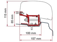 Fiamma F40Van Adapter Kit FüR Renault Trafic L1, Ab 2014