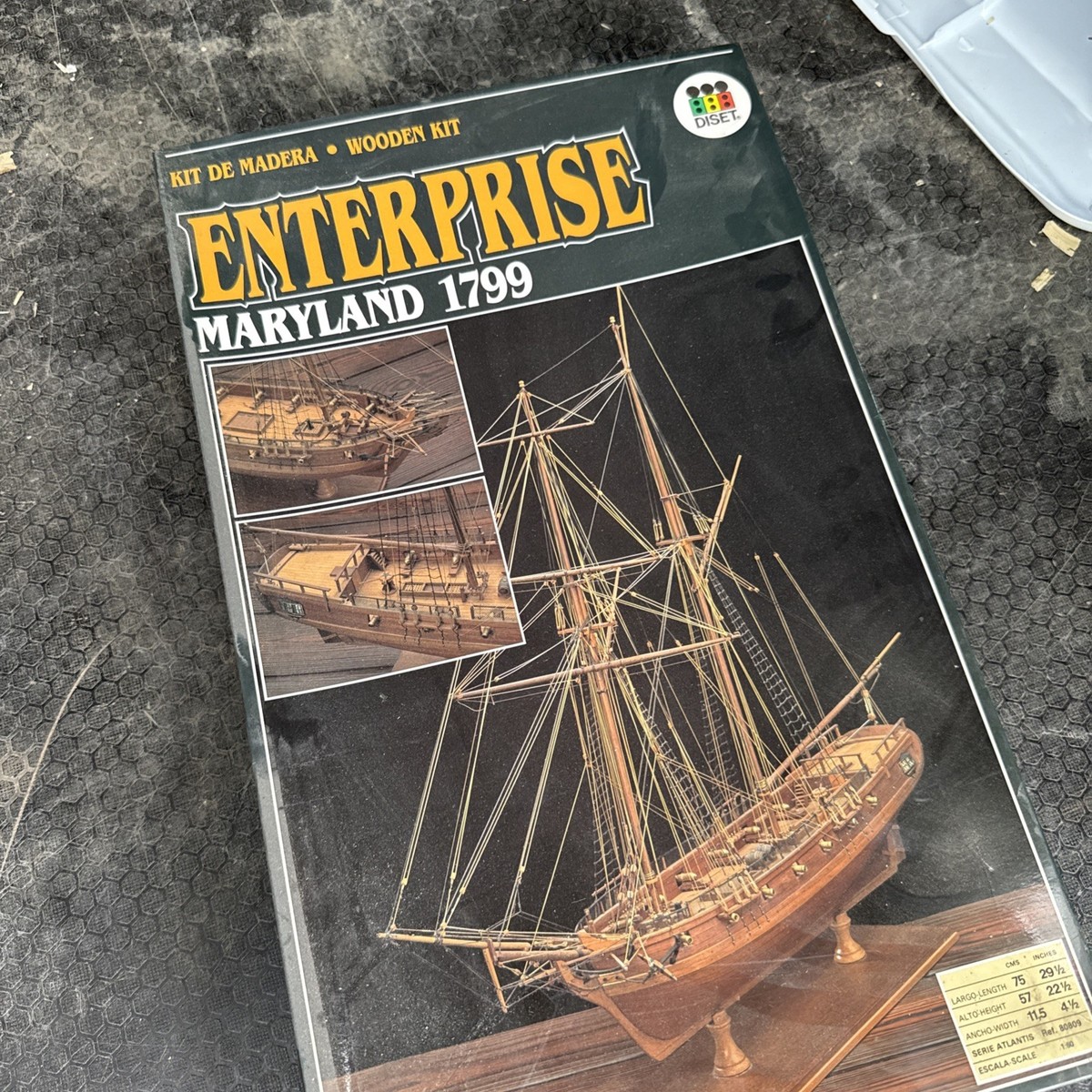 帆船模型キット ENTERPRISE Maryland 1.799/ 1:51 ENTERPRISE Maryland 1799 Constructo #80809 RARE Wood Kit | eBay