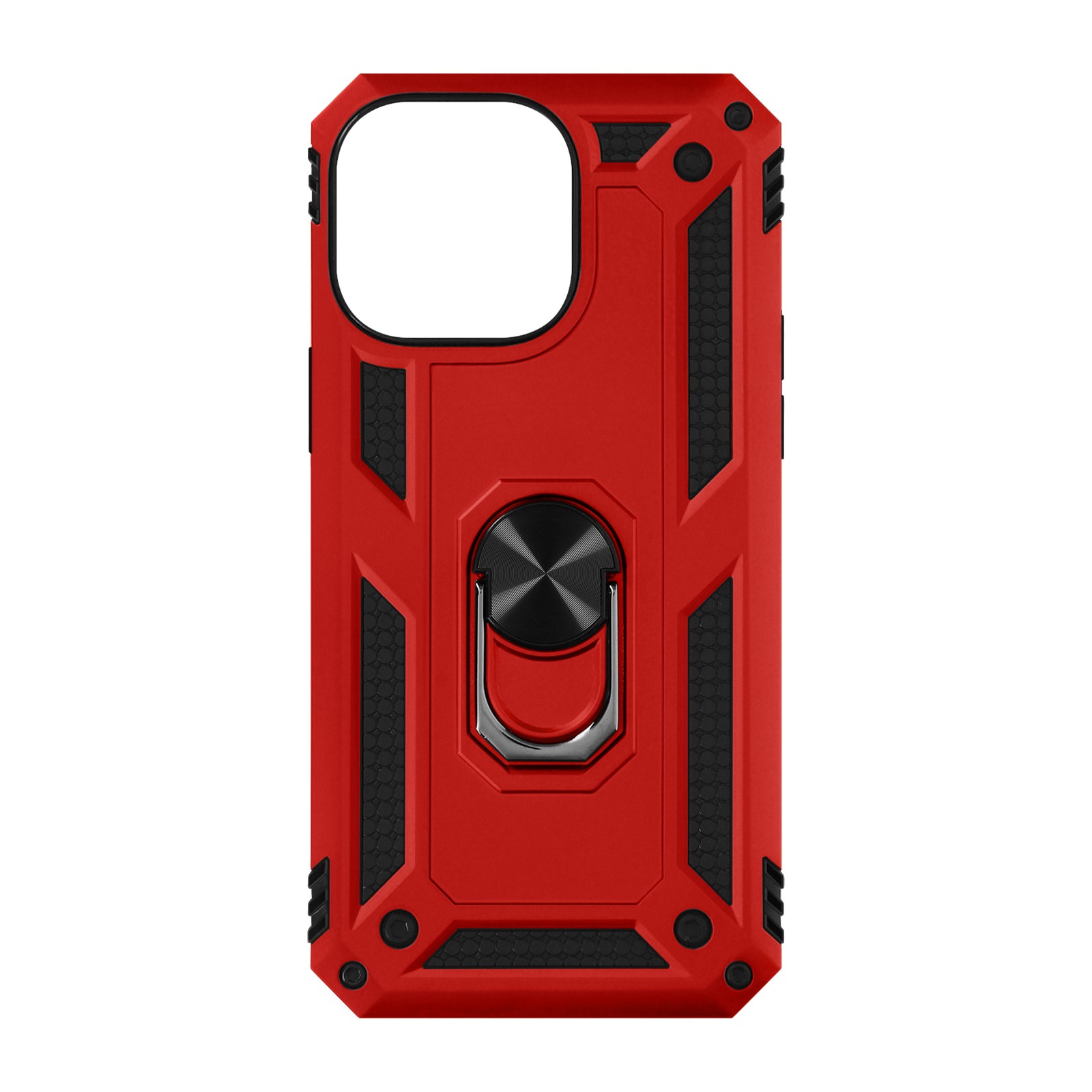 Coque iPhone 15 Pro Max antichoc rouge pour éviter les chutes et stabiliser l'écran