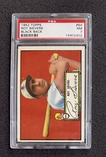 1952 Topps Baseball - #64 Roy Sievers (Black) - PSA 7