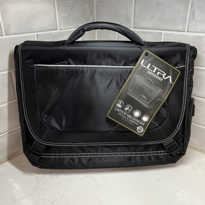 NEW Ultra Defender Messenger 16  Notebook Laptop Shoulder Bag Tear Resistant D4