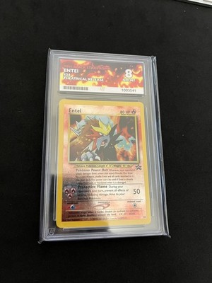 Entei 34 ACE 8 NM-MINT Neo Reverse Holo Black Star Promo Pokemon Karte Vintage