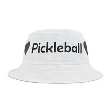 Pickleball Bucket Hat, Heart Design, Sports Cap, Sun Protection, Pickleball
