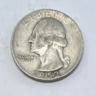 1952-D Denver Mint 90% Silver Washington Quarter