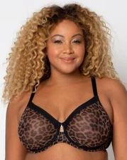 CURVY COUTURE Full Figure Mesh Underwire Bra 1311 various sizes  new no tags