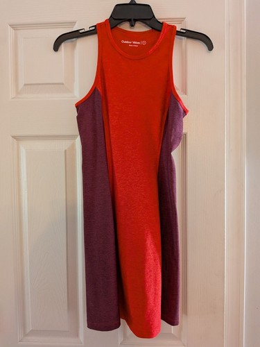 Outdoor Voices Exercise Minikleid Gr. Small Orange/Burgund Top Zustand