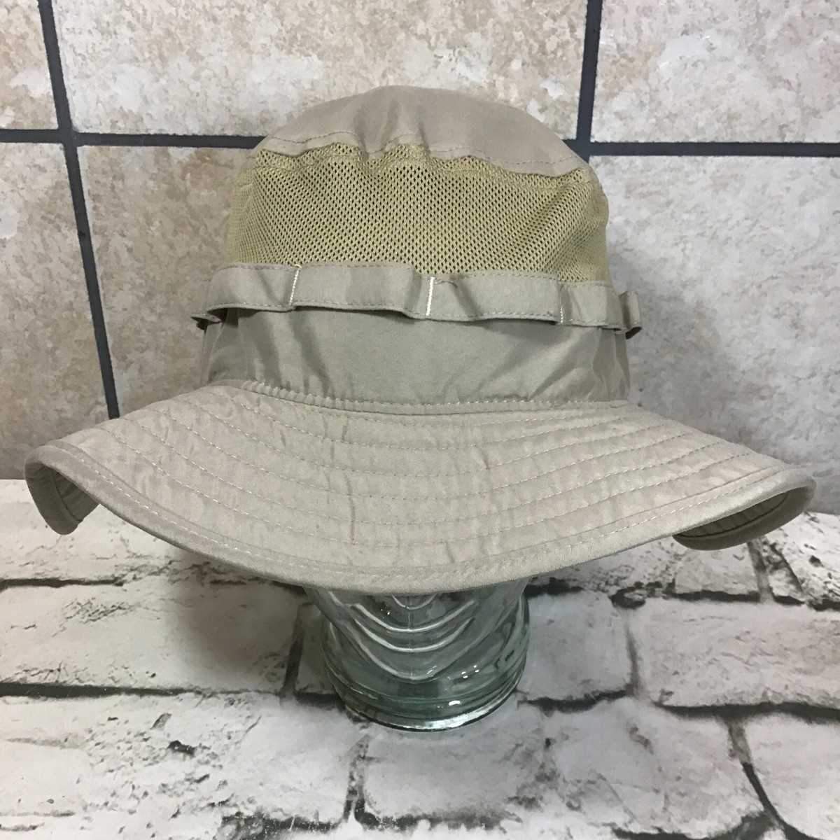 Free Authority Technical Bucket Hat Khaki Vented Adjustable